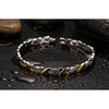 SW06 Women Silver Gold Magnetic Bracelet